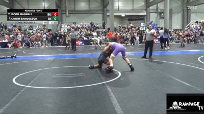 132 lbs Cons. Round 1 - Jacob Magnall, MAC vs Aaron Samuelson, Oakley