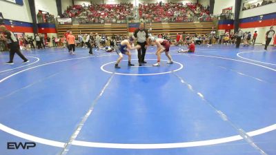 126 lbs Quarterfinal - Elijah Adams, Jenks vs Gabriel Slaton, Sapulpa