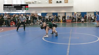 113 lbs Champ. Round 1 - Dominic Coppola, DePaul Catholic vs Gabe Sardone, Notre Dame West Haven