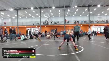 105 lbs Round 3 (3 Team) - Carter Evans, Palmetto State Academy vs Colton Poynter, Eastside