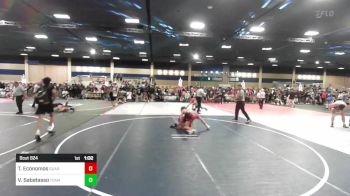 138 lbs Round Of 64 - Trevor Economos, Guardian Knights vs Valentino Sabatasso, Team Thunder