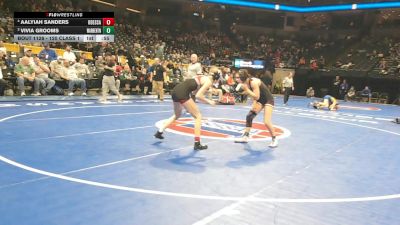 120 Class 1 lbs Cons. Round 1 - Vivia Grooms, Warrenton vs Aalyiah Sanders, Odessa