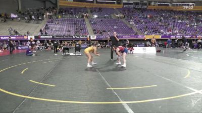 117 lbs Placement (4 Team) - Karissa Turnwall, Emmanuel University vs Leiannah Landreth, Fort Hays State