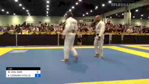 WELLINGTON LEAL DIAS vs ANTHONY LEONARD VITULLO 2022 World Master IBJJF Jiu-Jitsu Championship