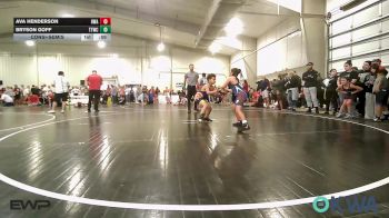 83 lbs Consolation - Ava Henderson, HURRICANE WRESTLING ACADEMY vs Bryson Goff, Team Tulsa Wrestling Club