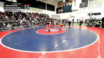 125 lbs Champ. Round 1 - Emma Goodland, Eleanor Roosevelt vs Kailynn Santa Maria, Santa Fe