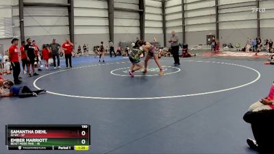 190 lbs Semis & 1st Wrestleback (8 Team) - SAMANTHA DIEHL, ISI WC vs Ember Marriott, Beast Mode Pink