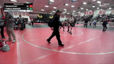 120 lbs Cons. Round 3 - Camilla Zaragoza, Segerstrom vs Brooklyn Guy, Westminster