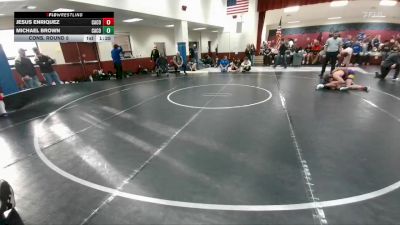 144 lbs Cons. Round 5 - Michael Brown, Campbell County vs Jesus Enriquez, Campbell County