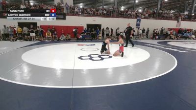 57 kg Champ. Rd Of 64 - Cole Hunt, Hunt Farms RTC vs Ashton Jackson, Boilermaker RTC