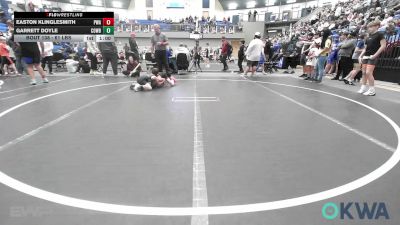 61 lbs Rr Rnd 3 - Easton Klinglesmith, Perry Wrestling Academy vs Garrett Doyle, Cowboy Wrestling Club