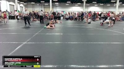 96 lbs Round 1 (8 Team) - Hunter Kapitula, Mat Assassins White vs Benjamin Layne, FL Scorpions