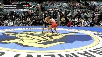 120 lbs Semifinal - Brandn Edstrom, Madison vs Drake VomBaur, Severance