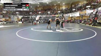 285 lbs Champ. Round 1 - Kross Kemmerer, Beloit Hs vs Cooper Smith, Cherryvale Hs