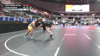1A-4A 285 Cons. Round 2 - Zayden Franklin, Coosa Christian School vs Stacey Marshall-mcclain, Piedmont