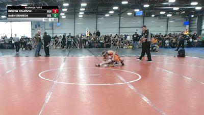 130 lbs Round 5 (3pm Friday) - Bowen Pearson, Mile High vs Nash Denison, Oklahoma Elite