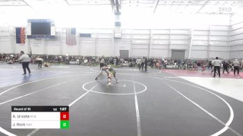 95 lbs Round Of 16 - Austin Urioste, New Mexico Bad Boyz vs Jack Rock, WAR Wrestling Club