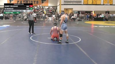 149Blue lbs Rr Rnd 2 - Danny Delusant, Sacred Heart vs Kj Monaco, Columbia