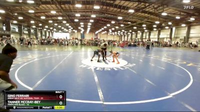 76 lbs Rd# 4- 2:00pm Friday Final Pool - Gino Ferrari, Great Neck WC National Team vs Tanner McCray-Bey, Maryland BLACK