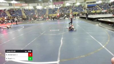 49 lbs Consi Of 8 #2 - Sawyer Anderson, Na vs Bearett Rust, Athlos Wrestling