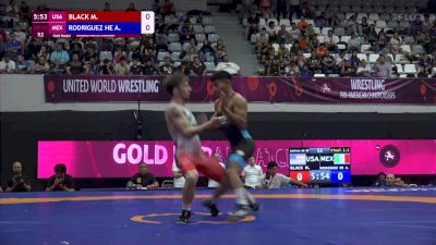 60 kg Gold - Max Black, USA vs Alexis Rodriguez, MEX
