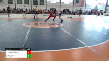 151-157 lbs Quarterfinal - Titus Woodring, TF South vs Benjamin Taylor, Kewanee