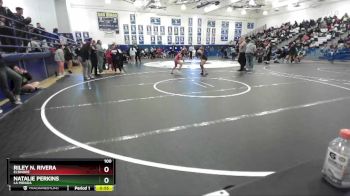 100 lbs Cons. Round 5 - Riley N. Rivera, Elsinore vs Natalie Perkins, La Mirada