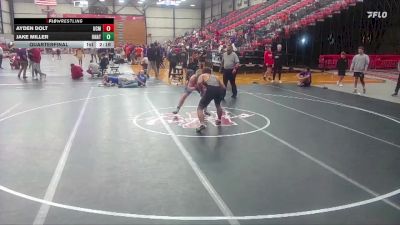 157 lbs Quarterfinal - Jake Miller, Unattached vs Ayden Dolt, Central Missouri