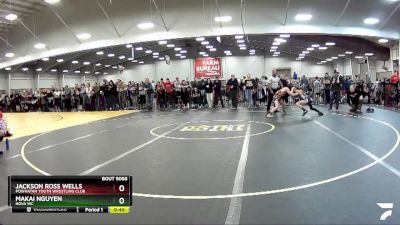 92 lbs Quarterfinal - Jackson Ross Wells, Powhatan Youth Wrestling Club vs Makai Nguyen, Nova WC