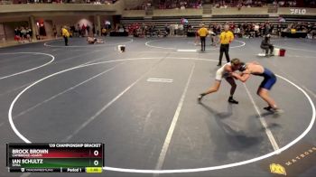 139 Championship Bracket Champ. Round 2 - Brock Brown, Cambridge-Asanti vs Ian Schultz, STMA