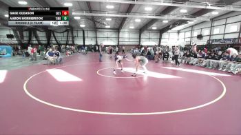 132 lbs Round 3 (8 Team) - Aaron Hornibrook, Timpanogos B vs Gage Gleason, Enterprise