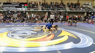 120 lbs Quarterfinal - Kai Napadow Baquero, Winchester vs Dominic Simpson, Belfast