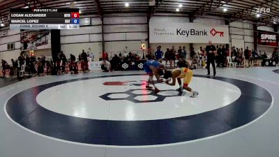 61 kg Cons. Round 3 - Logan Alexander, New York vs Marcel Lopez, Southern Illinois Regional Training Center