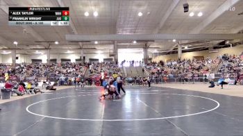 A 190 lbs Champ. Round 1 - Alex Taylor, White House Heritage High School vs Franklin Wright, James Lawson High School