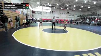105 lbs Champ. Round 2 - Audrey Marquez, Castro Valley vs Vada Morgan, Willits