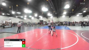 57 lbs Rr Rnd 3 - Jayce Clark, Team Nomad vs Heavenly Chavez, Top Rank