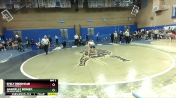 115lbs Cons. Round 9 - Emily Brodhead, Hoquiam (Girls) vs Gabrielle Berger, Granger (Girls)