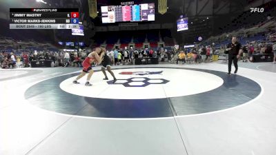 190 lbs Cons. Sub-semis - Jimmy Mastny, IL vs Victor Marks-Jenkins, MD