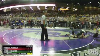 2A 145 lbs Quarterfinal - Kaden Schaefer, Fleming Island vs MICHAEL FARRELLY, Hollins