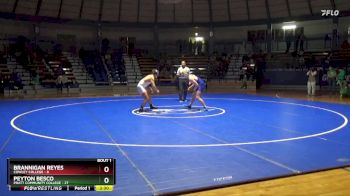 184 lbs Finals (2 Team) - Peyton Besco, Pratt Community College vs Brannigan Reyes, Cowley College