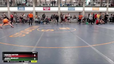 107-117 lbs Cons. Round 2 - Jaden Bradley, Dekalb WC vs Gideon Hayter, IL Top Dawg