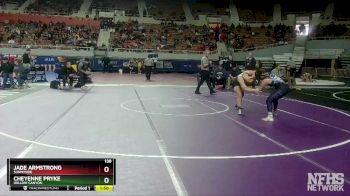138 lbs Quarterfinal - Jade Armstrong, Sunnyside vs Cheyenne Pryke, Willow Canyon