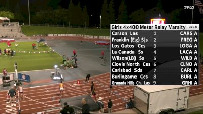 High School Girls' 4x400m Relay Varsity, Semi-Finals 1