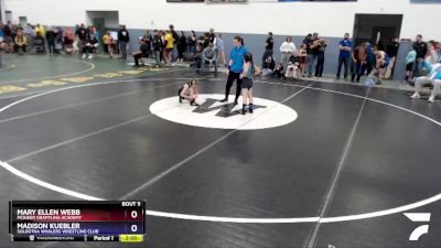 65 lbs Round 1 - Mary Ellen Webb, Pioneer Grappling Academy vs Madison Kuebler, Soldotna Whalers Wrestling Club