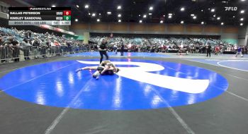 120 lbs Consi Of 8 #1 - Dallas Peterson, Davis vs Kinsley Sandoval, McQueen