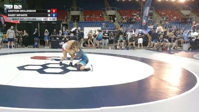 115 lbs Cons. Rd Of 64 - Addysin Mollendor, Mississippi vs Daisy Infante, California