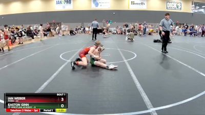 68 lbs Round 1 (6 Team) - Ian Weber, POWA vs Easton Ginn, CP Wrestling Academy