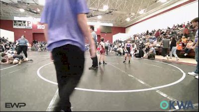 61 lbs Consi Of 4 - Paxtin Hafer, Mannford Pirate Youth Wrestling vs Easton Yowell, Perry Wrestling Academy