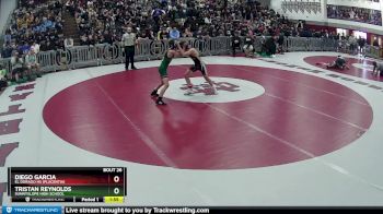 106 lbs Champ. Round 1 - Diego Garcia, El Dorado HS (Placentia) vs Tristan Reynolds, Sunnyslope High School