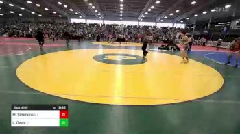 120 lbs Consi Of 64 #2 - Mark Simmons, NJ vs Logan Davis, VT